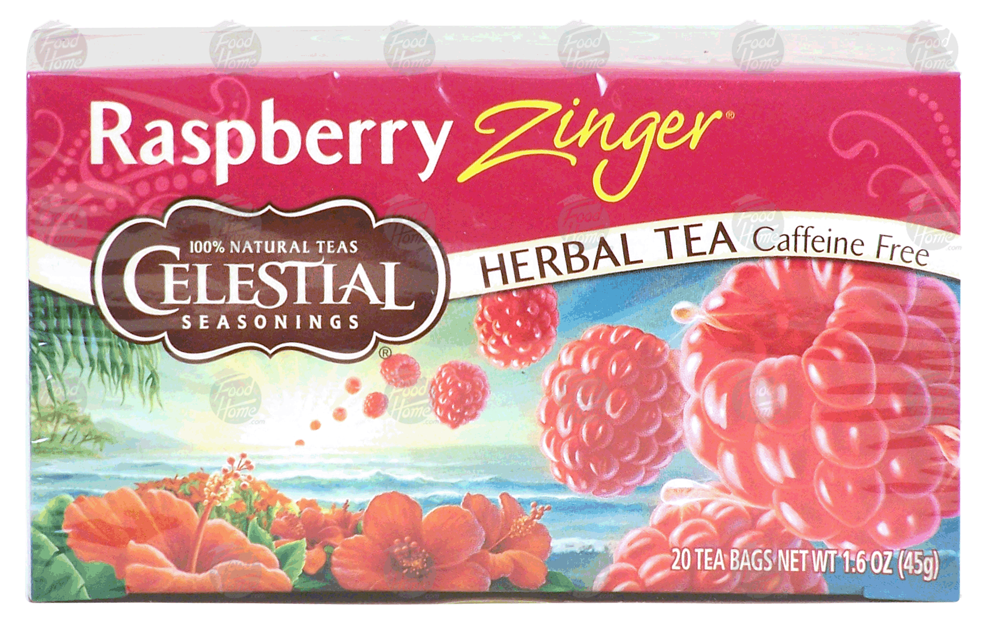 Celestial Seasonings Zinger raspberry 100% natural herb tea, caffeine free, 20 tea bags Full-Size Picture